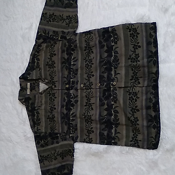 Tommy Bahama Relax Hawaiian All Over Print Casual Shirt Sz Medium 100% Silk - Picture 5 of 6